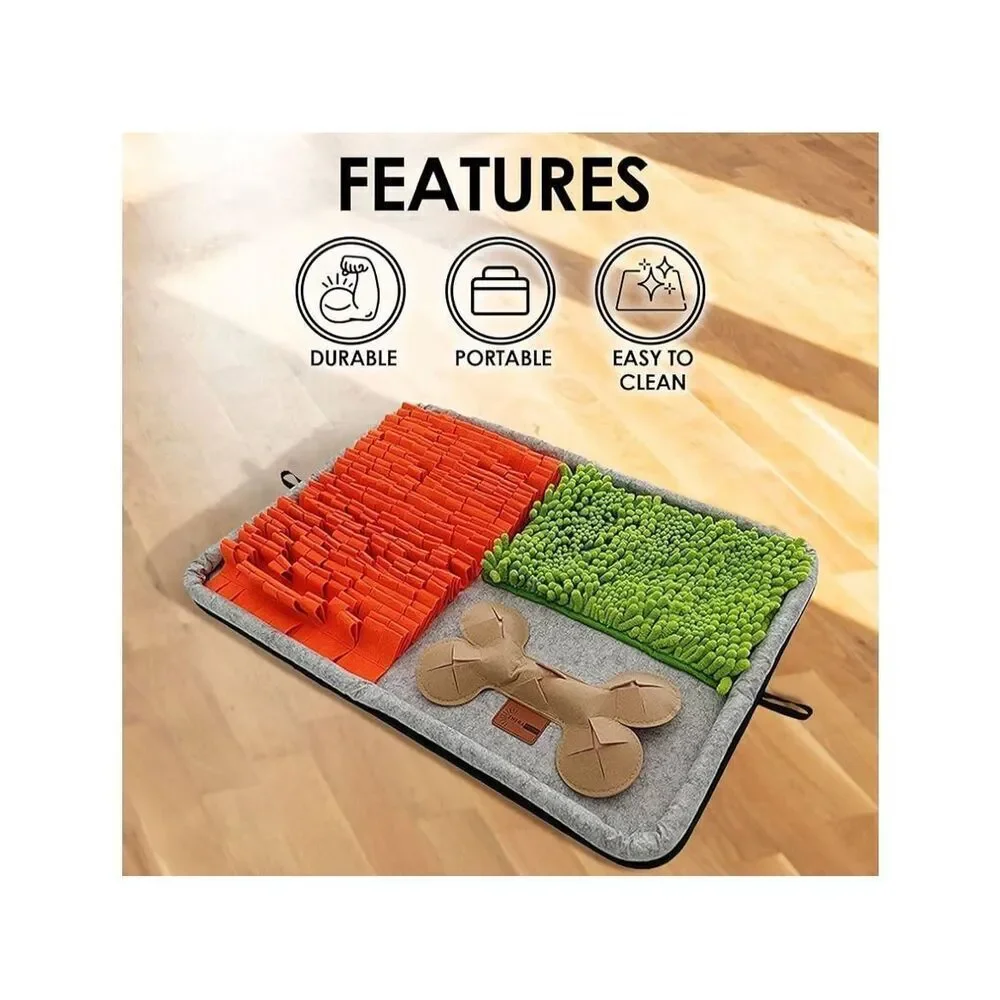 New Dog Interactive Snuffle Mat Mental Stimulation Slow Feeding 20